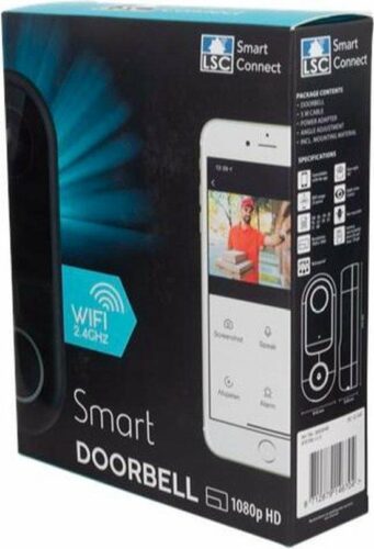 LSC Smart Connect Video-Deurbel – met Camera 1080p Full HD – Wi-Fi 2.4GHz